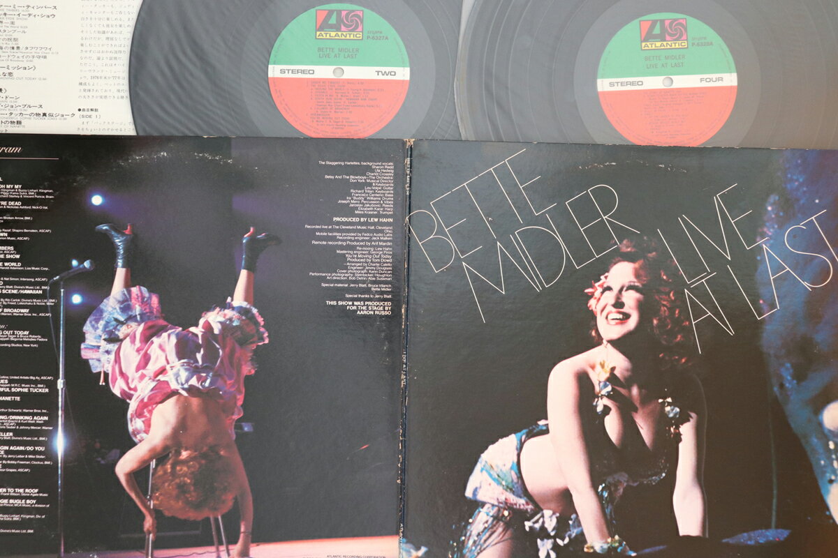 쥳ɥƥ ŷԾŹ㤨֡š2LP Bette Midler Live At Last P63278A ATLANTIC /00660פβǤʤ638ߤˤʤޤ