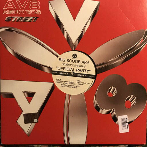 【中古】米12" Big Scoob Official Party AV713 AV8 Records /00250 【中古】米12" Big Scoob Official Party AV713 AV8 Records /00250