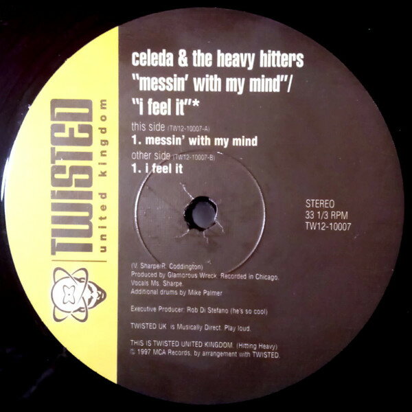 【中古】英12" Celeda & The Heavy Hitters Messin With My Mind / I Feel It TW1210007 Twisted United Kingdom /00250