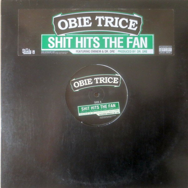 【中古】米12" Obie Trice Shit Hits The Fan INTR110011PROMO Shady Records, Interscope Records プロモ /00250