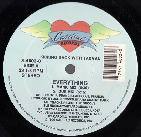 【中古】米12" Kicking Back, Taxman Everything 340030 Cardiac Records /00250