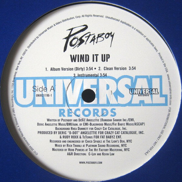 ・アーティスト Postaboy ・タイトル Wind It Up ・レーベル・型番 Universal Records UNIR211961 ・フォーマット 12インチレコード ・コンディション(盤) 非常に良い(EX) ・コンディション(ジャケット) 良い (VG+) ・コンディション(帯) オビなし ・特記事項 サンプル画像です。実際の商品の画像ではありません 商品写真はバーコード/カタログ番号に対応したサンプル画像ですので、お送りする商品の画像ではありません。帯やライナーなどの付属品は、特記事項に記載されている場合のみ含まれます。プロモやカラーレコードなどの仕様についても、該当する場合のみ特記事項に記載しています。 【ご購入前に必ずご確認ください】 ・本店サイト(www.recordcity.jp)とは価格、送料が違います ・本店サイト、その他支店のオーダーとは同梱発送できません ・注文確定後に別の注文を頂いた場合、注文同士の同梱は致しかねます。 ・別倉庫から発送しているため、店頭受け渡しは対応しておりません ・一部商品は他の通販サイトでも販売しているため、ご注文のタイミングによっては商品のご用意ができない場合がございます。 ・土日祝日はお休みです 金曜・祝前日9時以降のご連絡またはご入金は、返答または発送が週明け・祝日明けに順次対応となります。 ・ご購入後のキャンセル不可 ご購入後のキャンセルはいかなる理由においてもお受けできません。ご了承の上、ご購入くださいませ。 ・日本郵便(ゆうパック/ゆうメール)によるお届けになります。 ・中古品であることをご理解ください 当ストアでは中古商品を主に販売しております。中古品であることをご理解の上ご購入ください。また、一部商品はRecordCityオンラインストアで試聴可能です。 ・返品について お客様のご都合による返品は一切承っておりません。 表記の内容と実際の商品に相違がある場合、また針飛び等で返品・返金をご希望される場合は、商品の到着後1週間以内にご連絡ください。商品の返送をこちらで確認後、キャンセル・返金を行います。 コンディションVG以下の商品は返品できません。プレイに影響のない表面のこすれ傷、プレス起因のノイズ盤は返品の対象外です。 【コンディション表記】 ・ほぼ新品(M-)(Like New) 完全な新品。未使用。当店ではほぼ使用しません ・非常に良い(EX)(Excellent) 中古盤として美品な状態。わずかな経年を感じるものの傷みを感じさせない、当店基準で最高の状態 ・良い(VG+)(Very Good Plus) 丁寧に扱われた中古品で、軽い使用感がみられる。 ・可(VG)(Acceptable) 使い込まれた中古品で、「良い」よりもさらに使用感がみられる。 ・悪い(VG-)(Bad) 状態が悪いアイテム。使用の保障はなく、再生不可、針飛び、目立つノイズがあるかもしれない。状態によるクレーム不可。返品不可。 ・非常に悪い(G)(Very Bad) 「悪い」よりさらに状態が悪いアイテム。使用の保障はなく、再生不可、針飛び、目立つノイズがあるかもしれない。状態によるクレーム不可。返品不可。 ・ジャンク(Fair)(Junk/Fair) 割れている、反っている、水ダメージがある、カビ、ジャケットが分離している、ひどい書き込み、ひどい擦れなど最低の状態。使用の保障はなく、再生不可、針飛び、目立つノイズがあるかもしれない。状態によるクレーム不可。返品不可。 ・ジャンク(Poor)(Junk/Poor) 割れている、反っている、水ダメージがある、カビ、ジャケットが分離している、ひどい書き込み、ひどい擦れなど最低の状態。使用の保障はなく、再生不可、針飛び、目立つノイズがあるかもしれない。状態によるクレーム不可。返品不可。