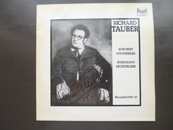 【中古】英LP Richard Tauber Richard Tauber Sings Lieder GEMM194 Pearl Historical 未開封 /00260