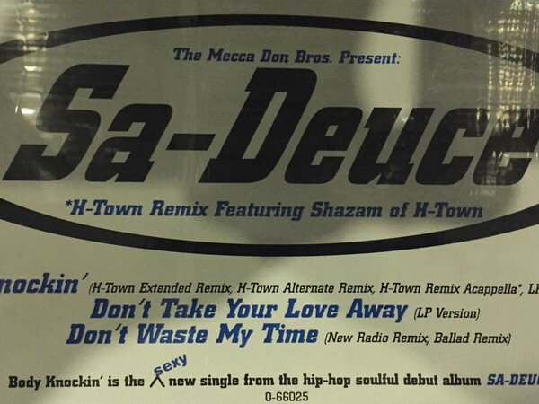 【中古】英12" Sa-Deuce Body Knockin / Dont Take Your Love Away / Dont Waste My Time 066025 EastWest Records America /00250