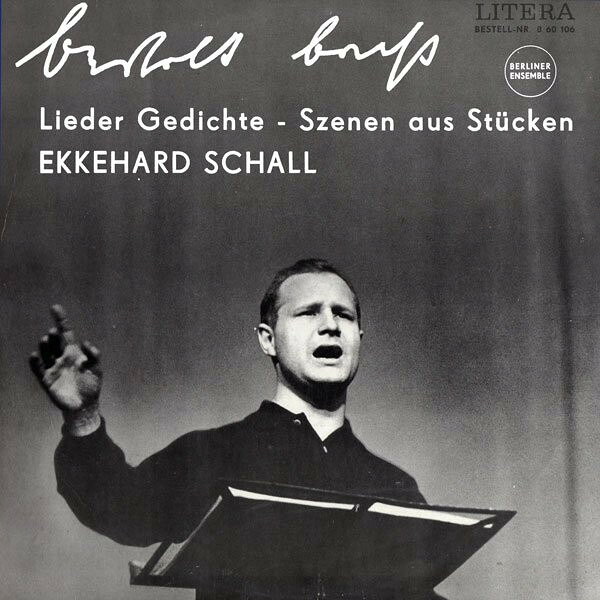 【中古】独LP Berliner Ensemble , Bertolt Br Lieder, Gedichte Und Szenen Aus Stucken Von Bertolt 860106 LITERA /00260