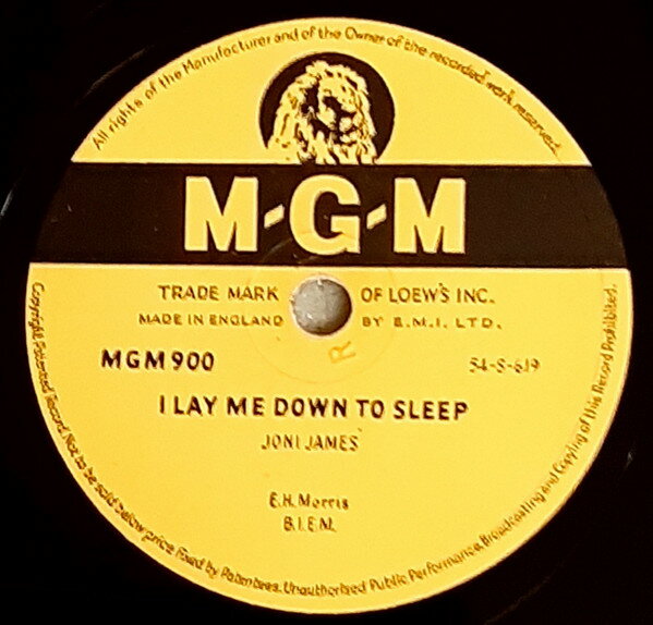 【中古】英78RPM/SP Joni James The Maverick Queen / I Lay Me Down To Sleep 56S228 MGM /00500