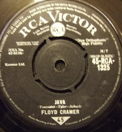 【中古】7” Floyd Cramer Java / Melissa 45RCA1325 RCA Victor /00080