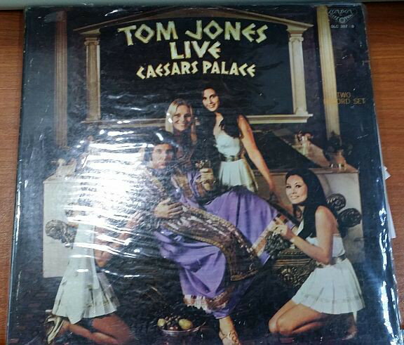 【中古】2LP Tom Jones Live Caesars Palace SLC388 LONDON /00660