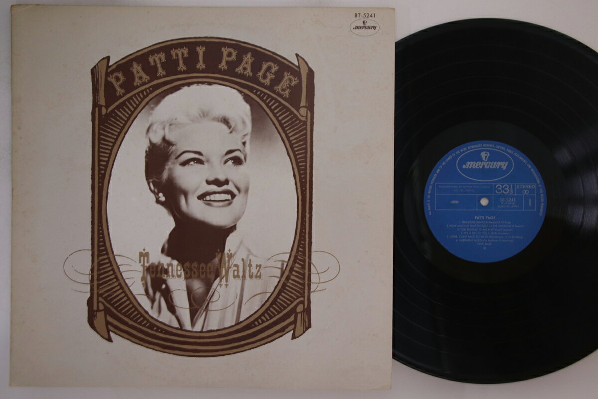 ・アーティスト Patti Page ・タイトル Patti Page ・レーベル・型番 MERCURY BT5241 ・フォーマット LPレコード ・コンディション(盤) 非常に良い(EX) ・コンディション(ジャケット) 良い (VG+) ・コンディション(帯) オビなし ・特記事項 実際に発送される商品の画像です 【ご購入前に必ずご確認ください】 ・本店サイト(www.recordcity.jp)とは価格、送料が違います ・本店サイト、その他支店のオーダーとは同梱発送できません ・注文確定後に別の注文を頂いた場合、注文同士の同梱は致しかねます。 ・別倉庫から発送しているため、店頭受け渡しは対応しておりません ・一部商品は他の通販サイトでも販売しているため、ご注文のタイミングによっては商品のご用意ができない場合がございます。 ・土日祝日はお休みです 金曜・祝前日9時以降のご連絡またはご入金は、返答または発送が週明け・祝日明けに順次対応となります。 ・ご購入後のキャンセル不可 ご購入後のキャンセルはいかなる理由においてもお受けできません。ご了承の上、ご購入くださいませ。 ・日本郵便(ゆうパック/ゆうメール)によるお届けになります。 ・中古品であることをご理解ください 当ストアでは中古商品を主に販売しております。中古品であることをご理解の上ご購入ください。また、一部商品はRecordCityオンラインストアで試聴可能です。 ・返品について お客様のご都合による返品は一切承っておりません。 表記の内容と実際の商品に相違がある場合、また針飛び等で返品・返金をご希望される場合は、商品の到着後1週間以内にご連絡ください。商品の返送をこちらで確認後、キャンセル・返金を行います。 コンディションVG以下の商品は返品できません。プレイに影響のない表面のこすれ傷、プレス起因のノイズ盤は返品の対象外です。 【コンディション表記】 ・ほぼ新品(M-)(Like New) 完全な新品。未使用。当店ではほぼ使用しません ・非常に良い(EX)(Excellent) 中古盤として美品な状態。わずかな経年を感じるものの傷みを感じさせない、当店基準で最高の状態 ・良い(VG+)(Very Good Plus) 丁寧に扱われた中古品で、軽い使用感がみられる。 ・可(VG)(Acceptable) 使い込まれた中古品で、「良い」よりもさらに使用感がみられる。 ・悪い(VG-)(Bad) 状態が悪いアイテム。使用の保障はなく、再生不可、針飛び、目立つノイズがあるかもしれない。状態によるクレーム不可。返品不可。 ・非常に悪い(G)(Very Bad) 「悪い」よりさらに状態が悪いアイテム。使用の保障はなく、再生不可、針飛び、目立つノイズがあるかもしれない。状態によるクレーム不可。返品不可。 ・ジャンク(Fair)(Junk/Fair) 割れている、反っている、水ダメージがある、カビ、ジャケットが分離している、ひどい書き込み、ひどい擦れなど最低の状態。使用の保障はなく、再生不可、針飛び、目立つノイズがあるかもしれない。状態によるクレーム不可。返品不可。 ・ジャンク(Poor)(Junk/Poor) 割れている、反っている、水ダメージがある、カビ、ジャケットが分離している、ひどい書き込み、ひどい擦れなど最低の状態。使用の保障はなく、再生不可、針飛び、目立つノイズがあるかもしれない。状態によるクレーム不可。返品不可。