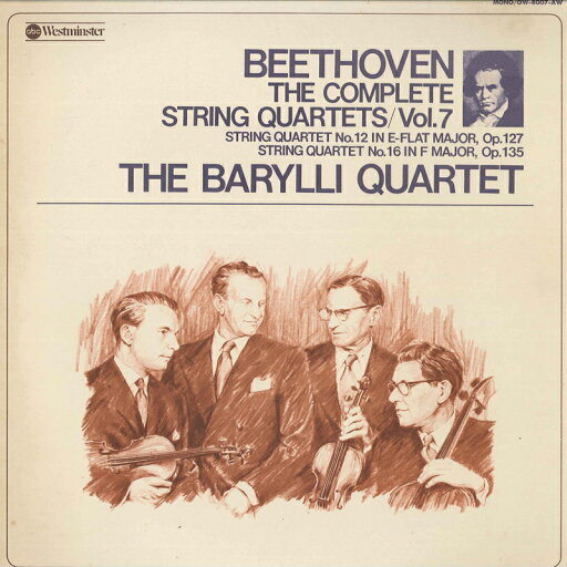 【中古】LP Barylli QUARTET Beethoven : The Complete String Quartets Vol.7 OW8007AW WESTMINSTER /00260 【中古】LP Barylli QUARTET Beethoven : The Complete String Quartets Vol.7 OW8007AW WESTMINSTER /00260