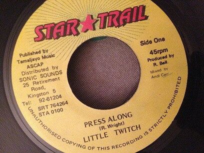 【中古】ジャマイカ7" Little Twitch Press Along SRT764264,STA0100 Star Trail, Star Trail /00080