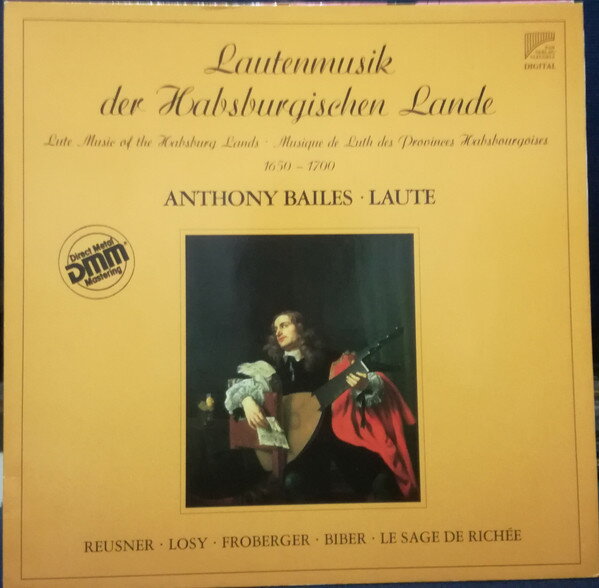 【中古】独LP Anthony Bailes, Esaias Reusner Lautenmusik Der Habsburgischen Lande PANOV65009 PAN ..