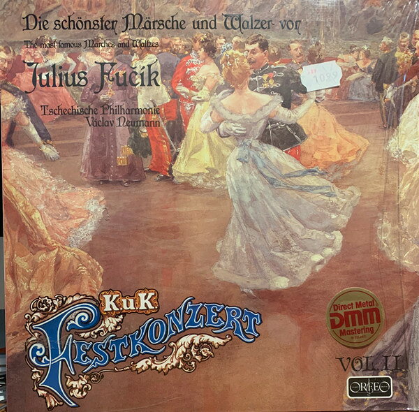 LP Vaclav Neumann, Czech Philharm Julius Fucik: Die Schonster Marsche Und Walzer S147861B ORFEO /00260