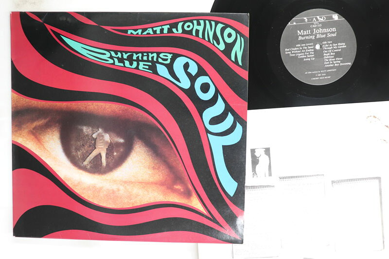 【中古】LP Matt Johnson Burning Blue Soul CAD113 4AD /00260