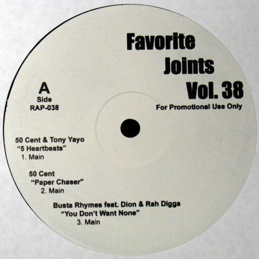 【中古】米12" Various Favorite Joints Vol. 38 RAP038 Favorite Joints /00250 【中古】米12" Various Favorite Joints Vol. 38 RAP038 Favorite Joints /00250