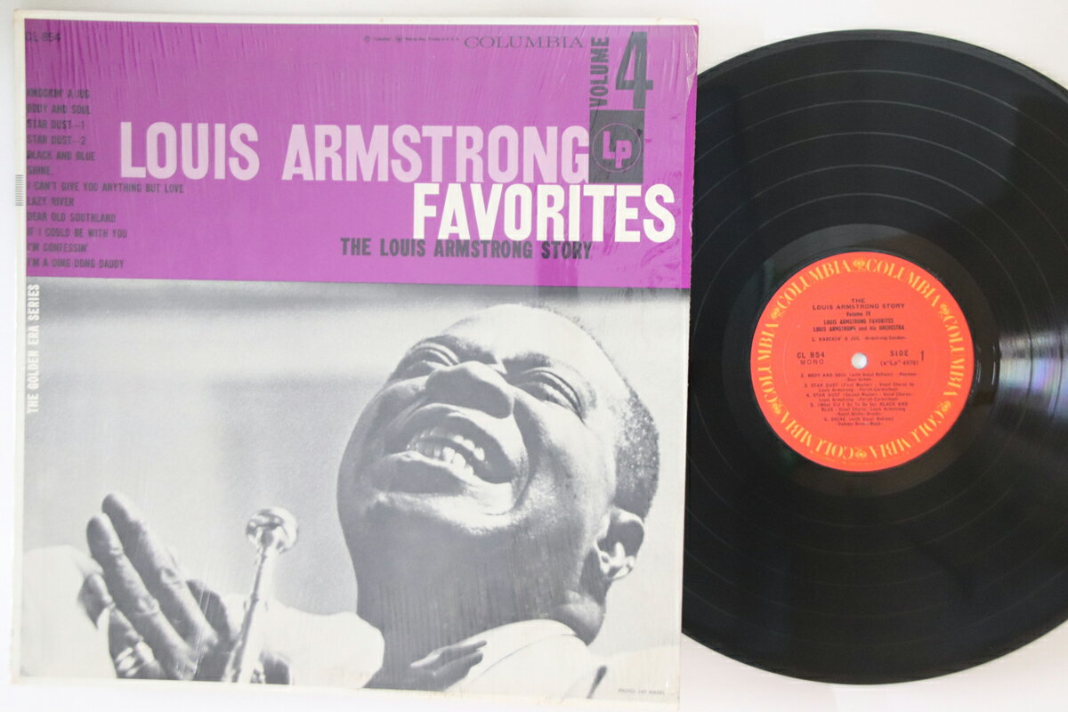 【中古】米LP Louis Armstrong Louis Armstrong Favorites Volume 4 CL854 COLUMBIA /00260