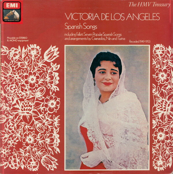 英LP Victoria De Los Angeles Sings Spanish Songs HLM1435871 HIS MASTERS VOICE /00400