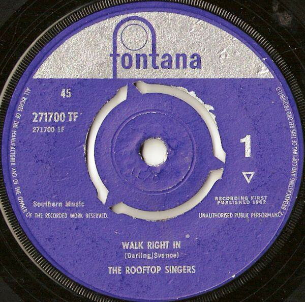 ・アーティスト Rooftop Singers ・タイトル Walk Right In ・レーベル・型番 Fontana 271700TF ・フォーマット 7インチレコード ・コンディション(盤) 良い (VG+) ・コンディション(ジャケット) プレインカバー（元ジャケット／カバー無し） ・コンディション(帯) オビなし ・特記事項 【盤に浅い跡】 サンプル画像です。実際の商品の画像ではありません 商品写真はバーコード/カタログ番号に対応したサンプル画像ですので、お送りする商品の画像ではありません。帯やライナーなどの付属品は、特記事項に記載されている場合のみ含まれます。プロモやカラーレコードなどの仕様についても、該当する場合のみ特記事項に記載しています。 【ご購入前に必ずご確認ください】 ・本店サイト(www.recordcity.jp)とは価格、送料が違います ・本店サイト、その他支店のオーダーとは同梱発送できません ・注文確定後に別の注文を頂いた場合、注文同士の同梱は致しかねます。 ・別倉庫から発送しているため、店頭受け渡しは対応しておりません ・一部商品は他の通販サイトでも販売しているため、ご注文のタイミングによっては商品のご用意ができない場合がございます。 ・土日祝日はお休みです 金曜・祝前日9時以降のご連絡またはご入金は、返答または発送が週明け・祝日明けに順次対応となります。 ・ご購入後のキャンセル不可 ご購入後のキャンセルはいかなる理由においてもお受けできません。ご了承の上、ご購入くださいませ。 ・日本郵便(ゆうパック/ゆうメール)によるお届けになります。 ・中古品であることをご理解ください 当ストアでは中古商品を主に販売しております。中古品であることをご理解の上ご購入ください。また、一部商品はRecordCityオンラインストアで試聴可能です。 ・返品について お客様のご都合による返品は一切承っておりません。 表記の内容と実際の商品に相違がある場合、また針飛び等で返品・返金をご希望される場合は、商品の到着後1週間以内にご連絡ください。商品の返送をこちらで確認後、キャンセル・返金を行います。 コンディションVG以下の商品は返品できません。プレイに影響のない表面のこすれ傷、プレス起因のノイズ盤は返品の対象外です。 【コンディション表記】 ・ほぼ新品(M-)(Like New) 完全な新品。未使用。当店ではほぼ使用しません ・非常に良い(EX)(Excellent) 中古盤として美品な状態。わずかな経年を感じるものの傷みを感じさせない、当店基準で最高の状態 ・良い(VG+)(Very Good Plus) 丁寧に扱われた中古品で、軽い使用感がみられる。 ・可(VG)(Acceptable) 使い込まれた中古品で、「良い」よりもさらに使用感がみられる。 ・悪い(VG-)(Bad) 状態が悪いアイテム。使用の保障はなく、再生不可、針飛び、目立つノイズがあるかもしれない。状態によるクレーム不可。返品不可。 ・非常に悪い(G)(Very Bad) 「悪い」よりさらに状態が悪いアイテム。使用の保障はなく、再生不可、針飛び、目立つノイズがあるかもしれない。状態によるクレーム不可。返品不可。 ・ジャンク(Fair)(Junk/Fair) 割れている、反っている、水ダメージがある、カビ、ジャケットが分離している、ひどい書き込み、ひどい擦れなど最低の状態。使用の保障はなく、再生不可、針飛び、目立つノイズがあるかもしれない。状態によるクレーム不可。返品不可。 ・ジャンク(Poor)(Junk/Poor) 割れている、反っている、水ダメージがある、カビ、ジャケットが分離している、ひどい書き込み、ひどい擦れなど最低の状態。使用の保障はなく、再生不可、針飛び、目立つノイズがあるかもしれない。状態によるクレーム不可。返品不可。