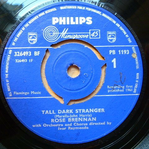 【中古】英7” Rose Brennan Tall Dark Stranger 326493BF Philips /00080