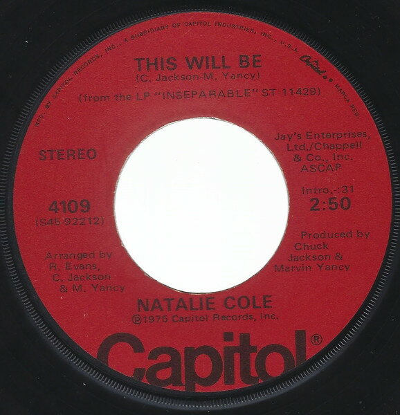 ・アーティスト Natalie Cole ・タイトル This Will Be / Joey ・レーベル・型番 Capitol Records 4109 ・フォーマット 7インチレコード ・コンディション(盤) 良い (VG+) ・コンディション(ジャケット) プレインカバー（元ジャケット／カバー無し） ・コンディション(帯) オビなし ・特記事項 【盤に薄い跡】【レーベルに書き込み】 サンプル画像です。実際の商品の画像ではありません 商品写真はバーコード/カタログ番号に対応したサンプル画像ですので、お送りする商品の画像ではありません。帯やライナーなどの付属品は、特記事項に記載されている場合のみ含まれます。プロモやカラーレコードなどの仕様についても、該当する場合のみ特記事項に記載しています。 【ご購入前に必ずご確認ください】 ・本店サイト(www.recordcity.jp)とは価格、送料が違います ・本店サイト、その他支店のオーダーとは同梱発送できません ・注文確定後に別の注文を頂いた場合、注文同士の同梱は致しかねます。 ・別倉庫から発送しているため、店頭受け渡しは対応しておりません ・一部商品は他の通販サイトでも販売しているため、ご注文のタイミングによっては商品のご用意ができない場合がございます。 ・土日祝日はお休みです 金曜・祝前日9時以降のご連絡またはご入金は、返答または発送が週明け・祝日明けに順次対応となります。 ・ご購入後のキャンセル不可 ご購入後のキャンセルはいかなる理由においてもお受けできません。ご了承の上、ご購入くださいませ。 ・日本郵便(ゆうパック/ゆうメール)によるお届けになります。 ・中古品であることをご理解ください 当ストアでは中古商品を主に販売しております。中古品であることをご理解の上ご購入ください。また、一部商品はRecordCityオンラインストアで試聴可能です。 ・返品について お客様のご都合による返品は一切承っておりません。 表記の内容と実際の商品に相違がある場合、また針飛び等で返品・返金をご希望される場合は、商品の到着後1週間以内にご連絡ください。商品の返送をこちらで確認後、キャンセル・返金を行います。 コンディションVG以下の商品は返品できません。プレイに影響のない表面のこすれ傷、プレス起因のノイズ盤は返品の対象外です。 【コンディション表記】 ・ほぼ新品(M-)(Like New) 完全な新品。未使用。当店ではほぼ使用しません ・非常に良い(EX)(Excellent) 中古盤として美品な状態。わずかな経年を感じるものの傷みを感じさせない、当店基準で最高の状態 ・良い(VG+)(Very Good Plus) 丁寧に扱われた中古品で、軽い使用感がみられる。 ・可(VG)(Acceptable) 使い込まれた中古品で、「良い」よりもさらに使用感がみられる。 ・悪い(VG-)(Bad) 状態が悪いアイテム。使用の保障はなく、再生不可、針飛び、目立つノイズがあるかもしれない。状態によるクレーム不可。返品不可。 ・非常に悪い(G)(Very Bad) 「悪い」よりさらに状態が悪いアイテム。使用の保障はなく、再生不可、針飛び、目立つノイズがあるかもしれない。状態によるクレーム不可。返品不可。 ・ジャンク(Fair)(Junk/Fair) 割れている、反っている、水ダメージがある、カビ、ジャケットが分離している、ひどい書き込み、ひどい擦れなど最低の状態。使用の保障はなく、再生不可、針飛び、目立つノイズがあるかもしれない。状態によるクレーム不可。返品不可。 ・ジャンク(Poor)(Junk/Poor) 割れている、反っている、水ダメージがある、カビ、ジャケットが分離している、ひどい書き込み、ひどい擦れなど最低の状態。使用の保障はなく、再生不可、針飛び、目立つノイズがあるかもしれない。状態によるクレーム不可。返品不可。