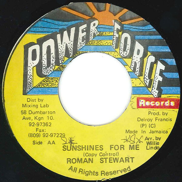 7” Roman Stewart Sunshines For Me NONE Power Force Records /00080