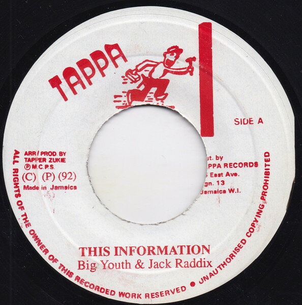 7” Big Youth &amp; Jack Radics This Information NONE Tappa Records /00080