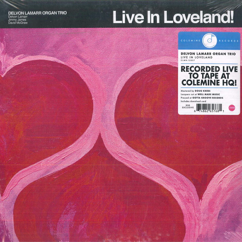 2discs LP Delvon Lamarr Organ Trio Live In Loveland! CLMN12027 COLEMINE 未開封 /00660