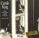 【中古】米CD Carole King The Carnegie Hall Concert 1971 EK64942 Legacy /00110