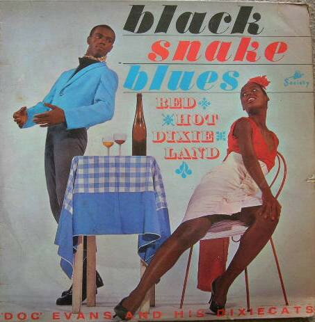 【中古】英LP Doc Evans & His Dixieland Band Black Snake Blues SOC924 Society /00260