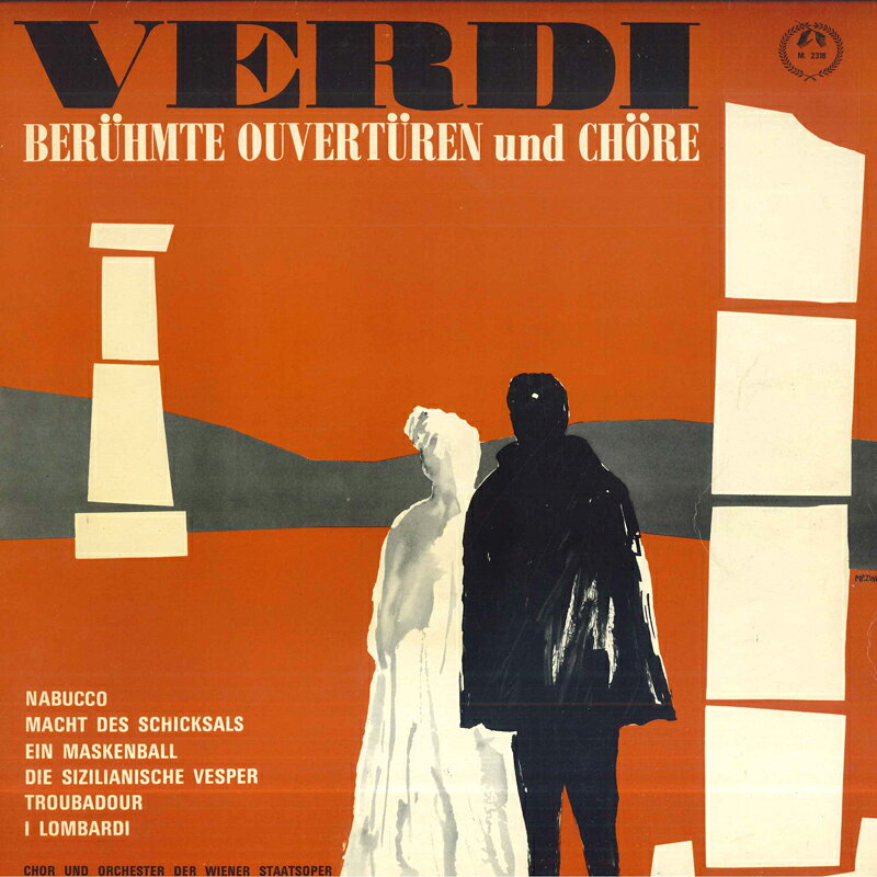 Classic - 【中古】LP Verdi / Chorus Of The Vienna S Famous Overtures And Choruses M2316 CONCERT HALL /00260