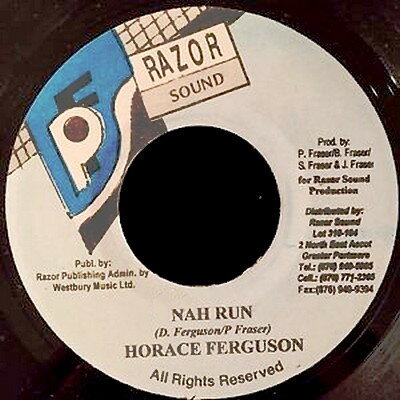 Artist Name: F - 【中古】7” Horace Ferguson Nah Run NONE Razor Sound /00080