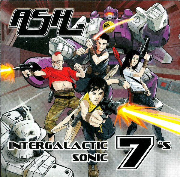 2discs CD Ash Intergalactic Sonic 7”s INFEC120CDB Infectious Records, /00220