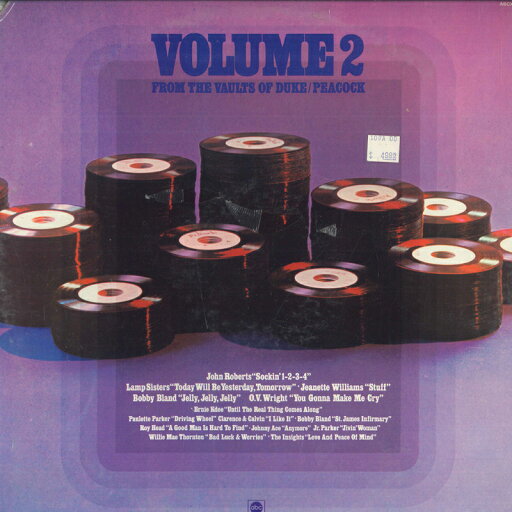 【新品】米LP Various Volume 2 From The Vaults Of Duke/Peacock ABCX789 ABC Records /00260 【新品】米LP Various Volume 2 From The Vaults Of Duke/Peacock ABCX789 ABC Records /00260
