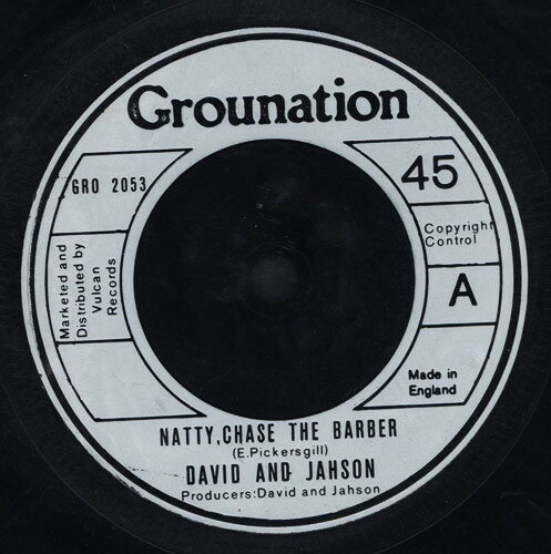 英7” David Jahson Natty Chase The Barber GRO2053 Grounation /00080