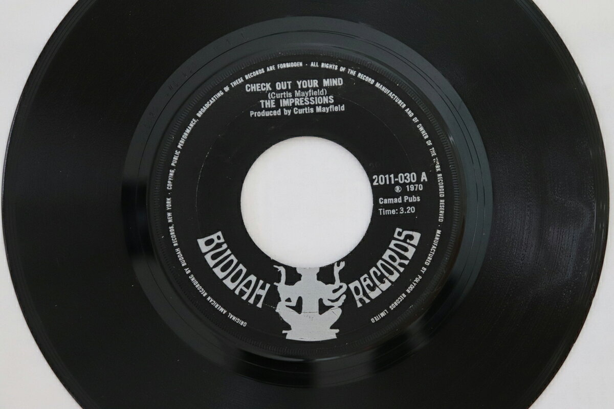 英7” Impressions Check Out Your Mind / Cant You See 2011030 Buddah Records /00080
