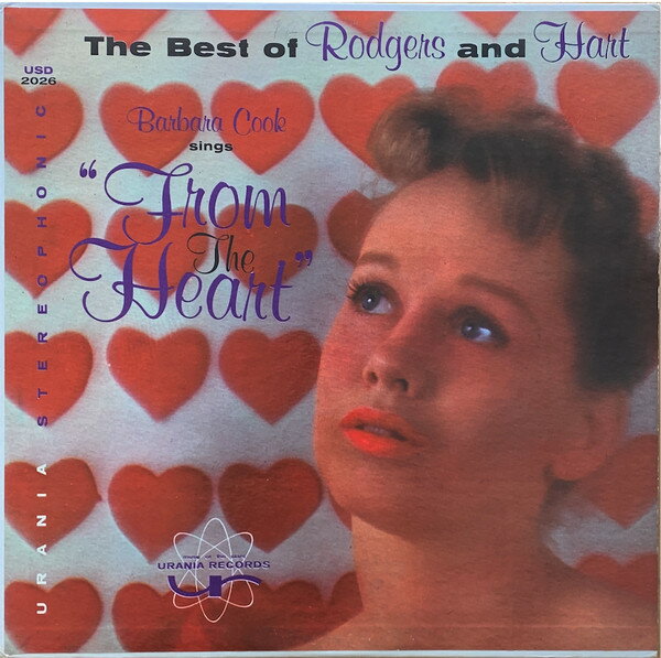 【中古】米LP Barbara Cook From The Heart - The Best Of Rodgers And Hart USD2026 Urania Records /..