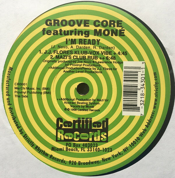 Artist Name: N - 【中古】米12” Groove Core, Mone Im Ready CR0001 Certified Records /00250