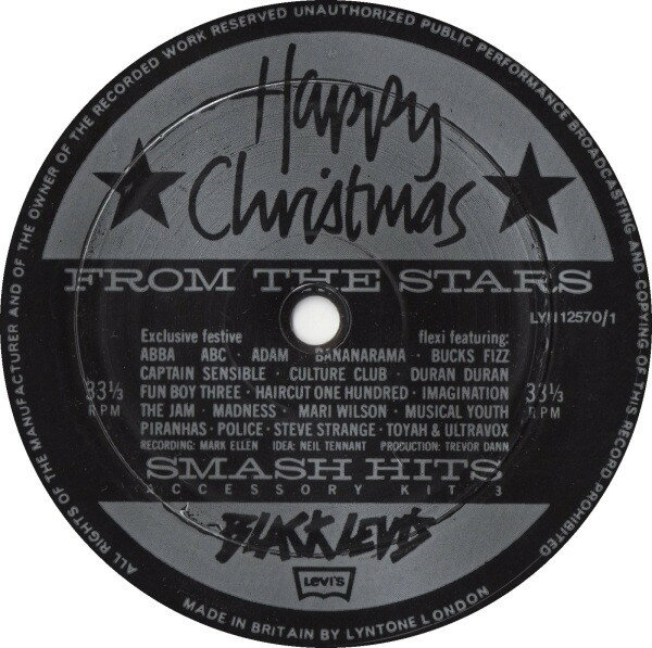 【中古】英7” Various Happy Christmas From The Stars LYN12570 Smash Hits! Magazine /00080