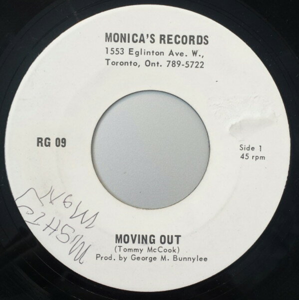 【中古】加7” Tommy McCook Moving Out / Dance With Me RD09 Monicas Records /00080
