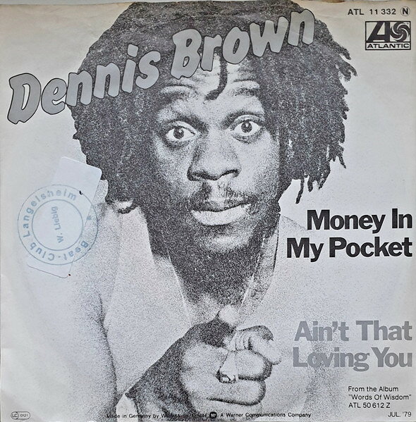 【中古】独7” Dennis Brown Money In My Pocket ATL11332 Atlantic /00080