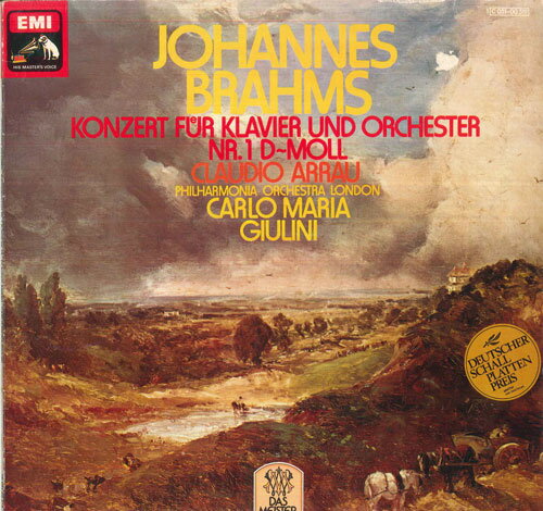 【中古】独LP クラウディオ・アラウ, カルロ・ ブラームス ピアノ協奏曲 第1番 ニ短調, 作品15 1C05100519 EMI /00260