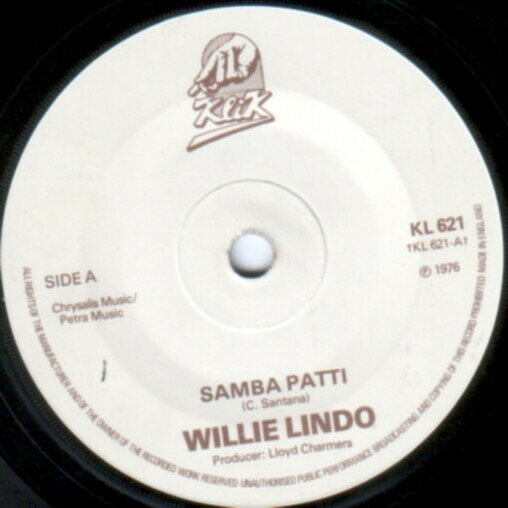 【中古】英7” Willie Lindo Samba Patti KL621 Klik /00080