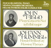 【中古】英LP John Field, Johann Nepomuk Hum Piano Concerto No.1 In E Flat Major, Rondo Brillian ..