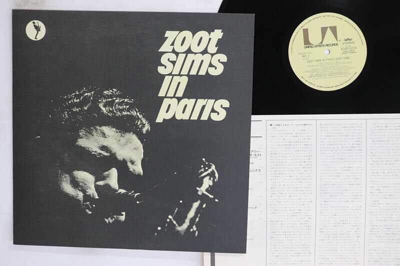 【中古】LP Zoot Sims Zoot Sims In Paris K18P9224 UNITED ARTISTS /00260
