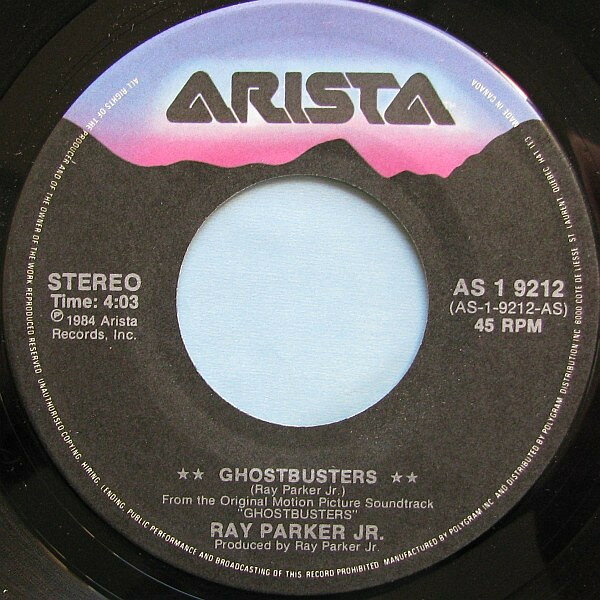 [중고]가7" Ray Parker Jr. Ghostbusters AS19212 Arista /00080