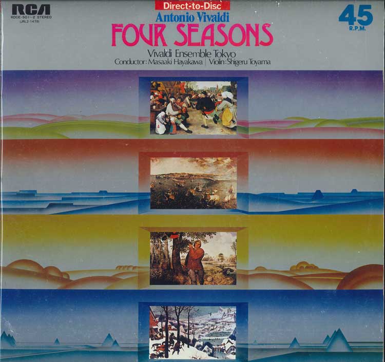 ����š�2discs LP Vivaldi Ensemble Tokyo, Masaak Antonio Vivaldi Four Season RDCE501...