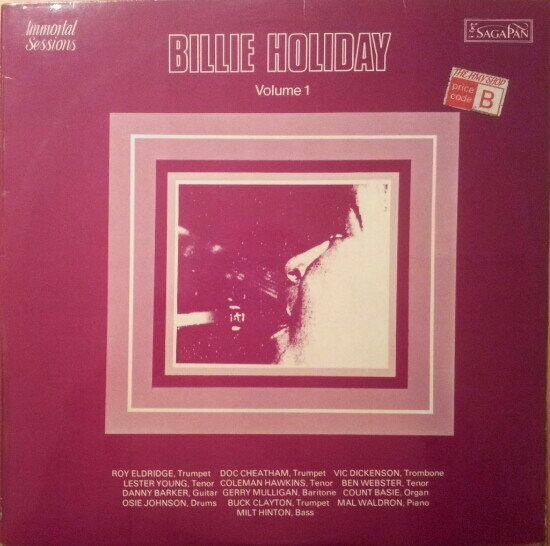 【中古】英LP Billie Holiday Billie Holiday Volume 1 PAN6905 SAGAPAN /00260