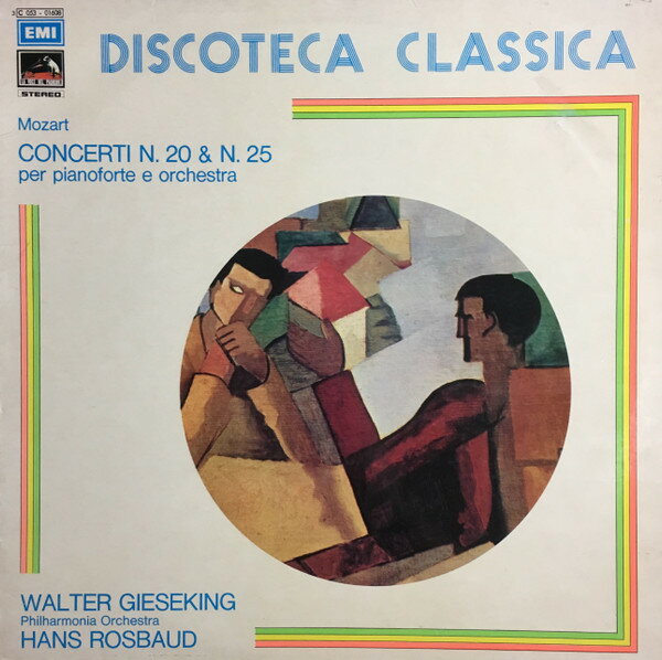 【中古】伊LP Wolfgang Amadeus Mozart , Walt Concerti N. 20 &amp; N. 25 Per Pianoforte E Orchestra 3C05301608 La Voce Del Padrone /00260