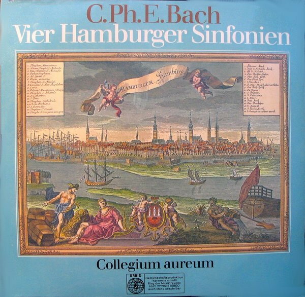 【中古】独LP Carl Philipp Emanuel Bach - Co C. Ph. E. Bach Vier Hamburger Sinfonien 77799 Orbis /00260
