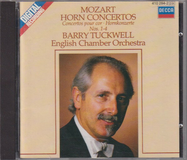 【中古】独CD Mozart, Tuckwell; Eco Horn Cncs 1 to 4 4102842 Decca /00110